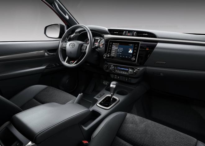 Interior del Toyota Hilux