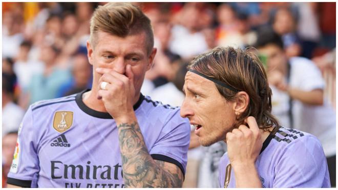 Toni Kroos y Luka Modric. (Foto: Cordon Press)