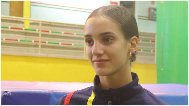 María Herranz, gimnasta de 17 años, murió este jueves.