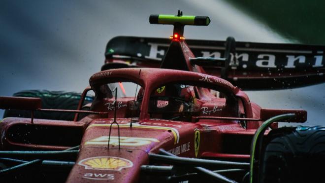 Carlos Sainz, en el GP de China (Foto: Ferrari).