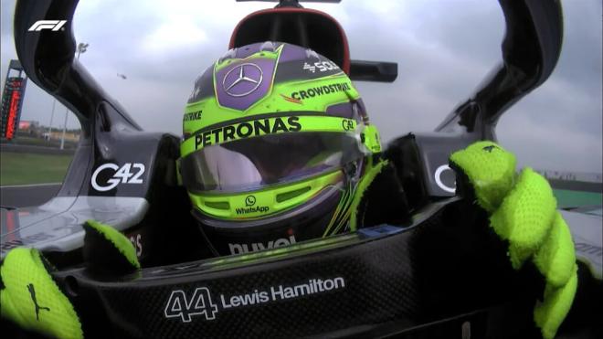 Lewis Hamilton en el GP de China (Foto: F1).