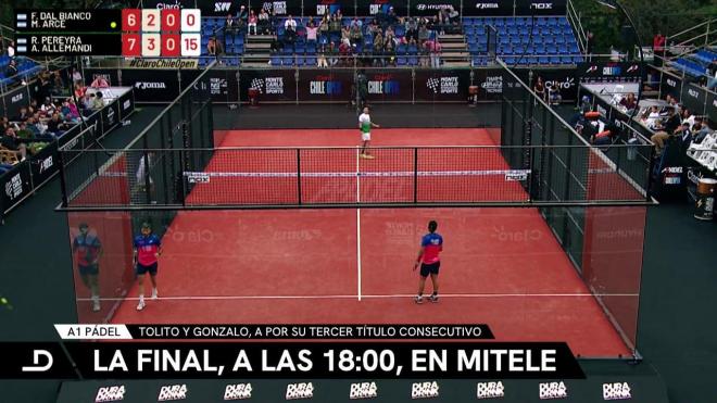 La final del Open de Chile, en Mitele