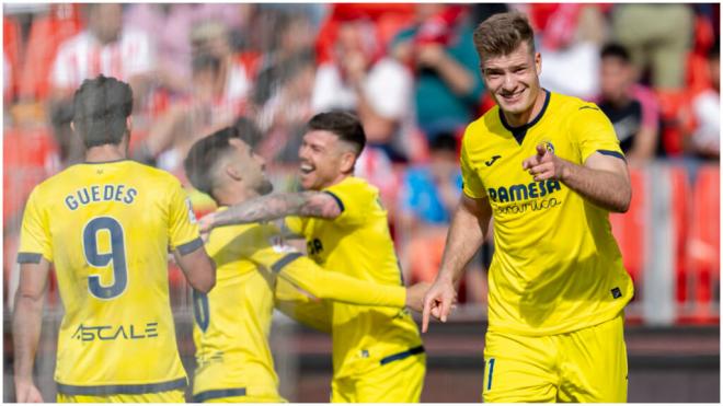 Alexander Sorloth dedicó su gol en el Almería-Villarreal a su hija (foto: Cordon Press).