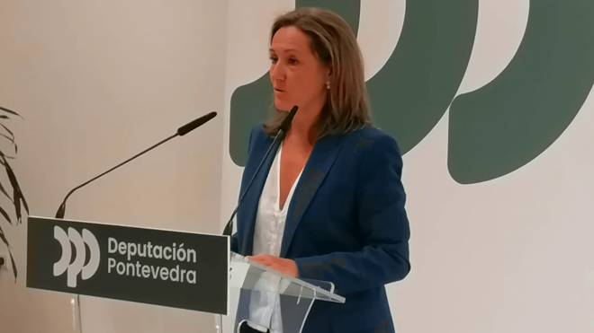 Luisa Sánchez, vicepresidenta de la Diputación de Pontevedra (Foto: ElDesmarque).