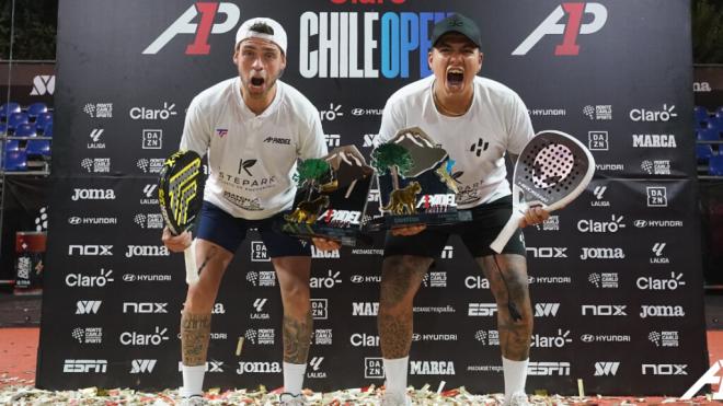 Tolito Aguirre y Gonzalo Alfonso se coronan en el Chile Open: tercer título consecutivo de 'Los M