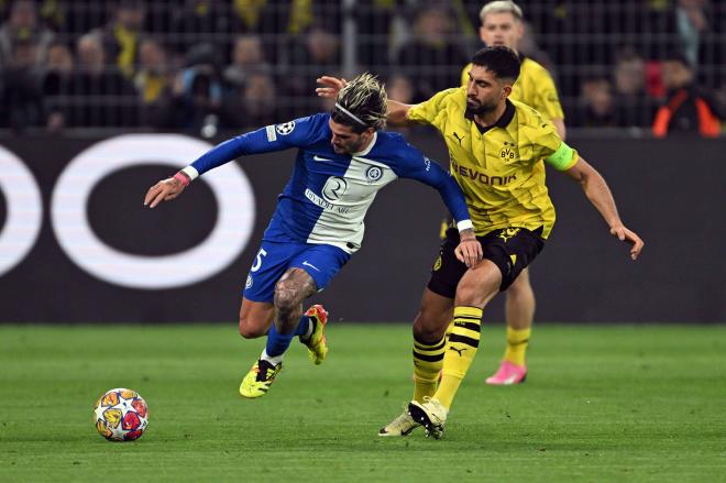 Rodrigo De Paul en el partido de Champions en Dortmund (Foto: Cordon Press)