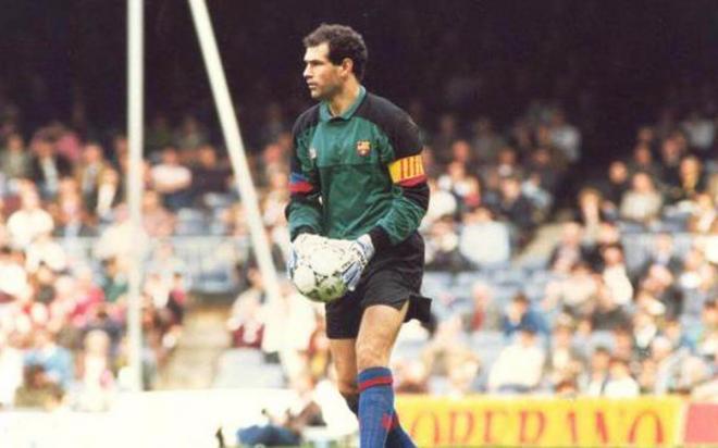 Andoni Zubizarreta dejó el FC Barcelona para fichar por el Valencia CF en el verano de 1994 (Foto: FC Barcelona).