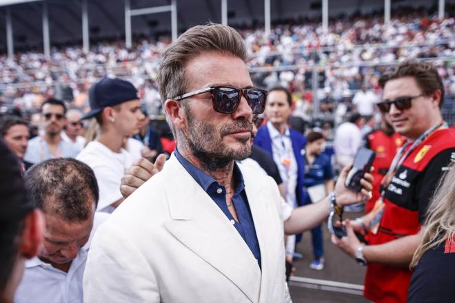 David Beckham, en el Gran Premio de Miami de Fórmula 1 (Foto: Europa Press)