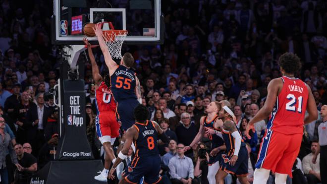 Partido entre los Knicks y los Sixers (CordonPress)