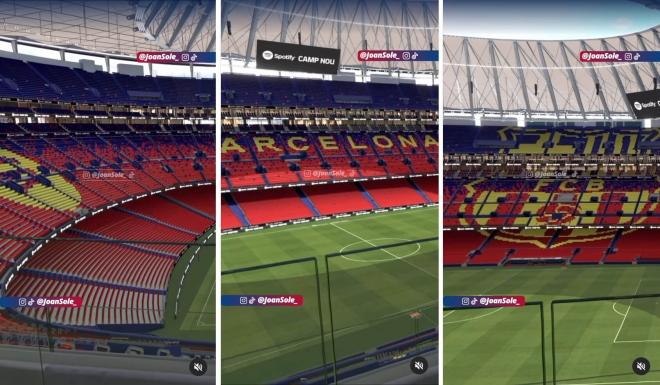 Imágenes del primer render del nuevo Camp Nou.