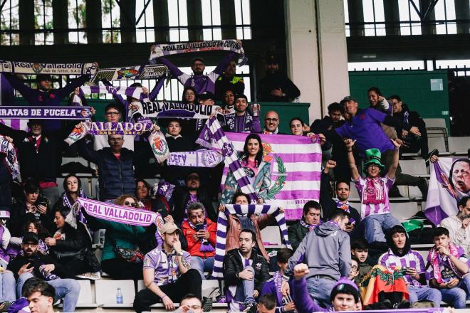 AficIón del Real Valladolid en Lezama (Foto: Real Valladolid).