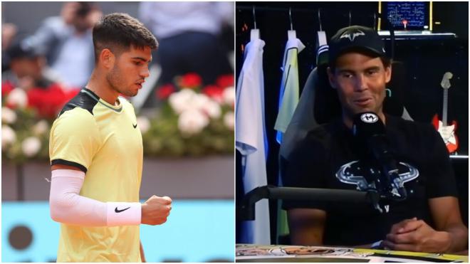 Rafa Nadal está muy ilusionado con jugar dobles en los JJOO con Carlos Alcaraz (foto: Cordon PRess