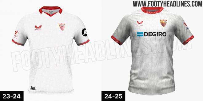Así será la nueva camiseta del Sevilla para la próxima temporada.