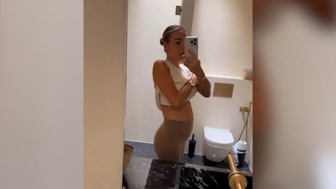 Alba Silva muestra su embarazo de 16 semanas