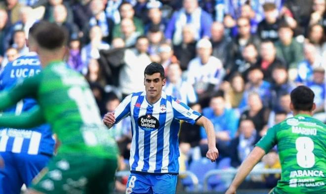 Lance del partido ante el Arenteiro (Foto: RC Deportivo).