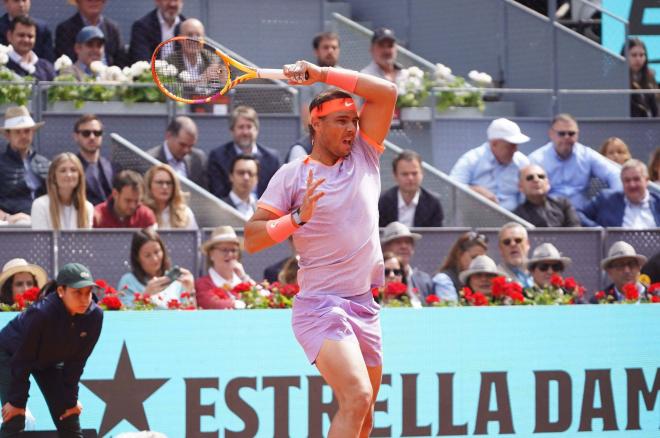 Rafa Nadal, en el Mutua Madrid Open (Foto: Cordon Press).