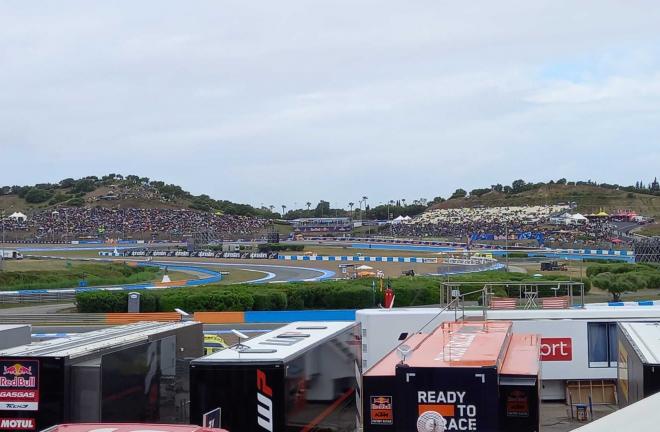 Imagen del circuito de Jerez durante el Gran Premio celebrado este 2024.