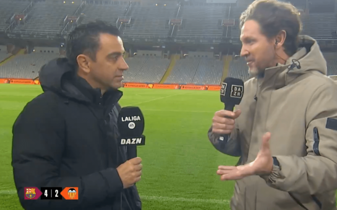 Xavi Hernández habla de los jugadores del Valencia CF