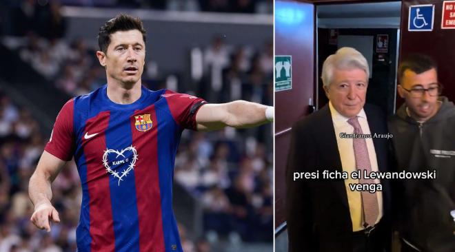 La respuesta de Enrique Cerezo cuando le preguntan por Robert Lewandowski.