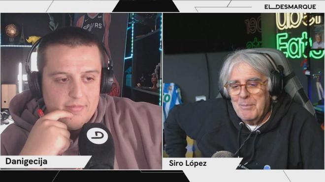 Siro López, en el Twitch de ElDesmarque