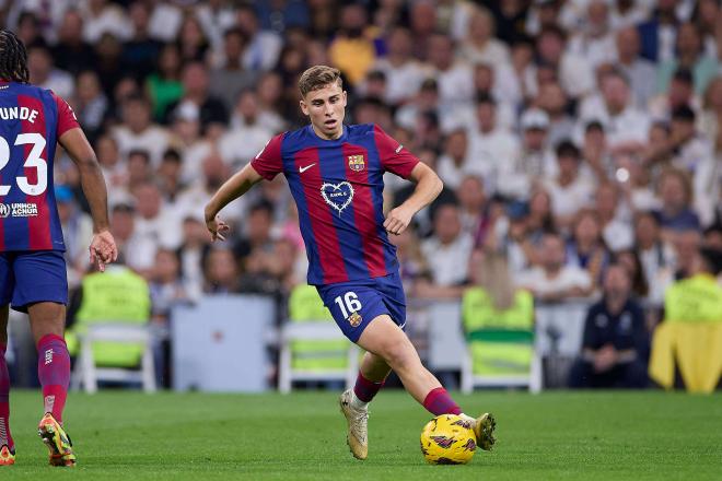 Fermín López, en un partido con el Barça (Foto: Cordon Press).