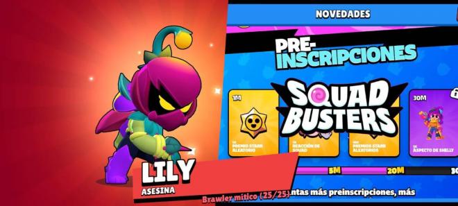 Desbloquear a Lily en Brawl Stars, gracias a Squad Busters