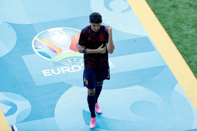 Álvaro Morata durante la Eurocopa en 2021 (Foto: Europa Press)