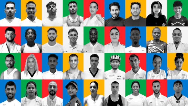 Los 36 atletas que forman Equipo Olímpico de Refugiados del COI para París 2024 (Fuente: COI)