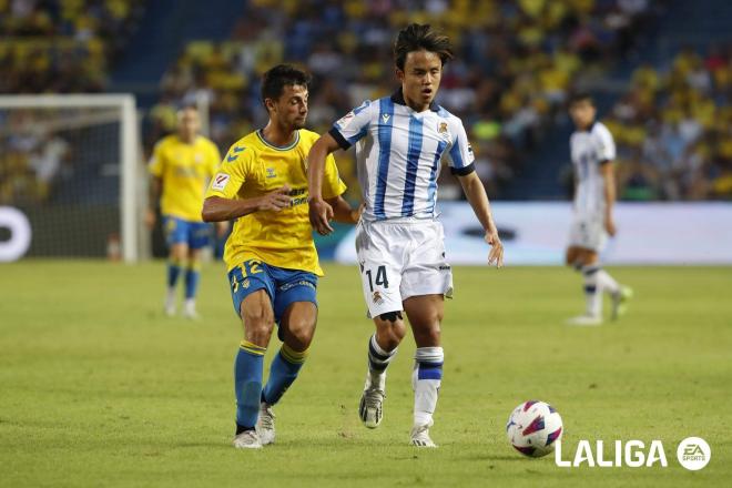 Lance del partido Las Palmas - Real Sociedad de la primera vuelta (Foto: LALIGA).