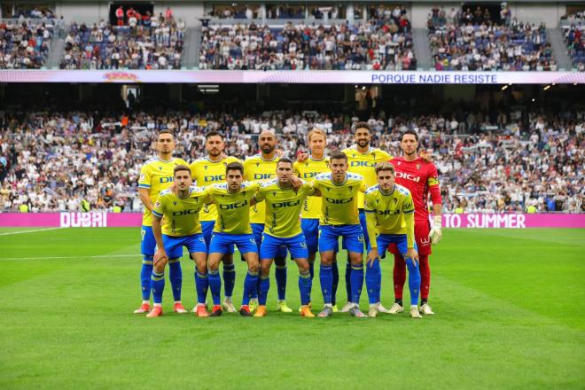 Once del Cádiz ante el Real Madrid en el Santiago Bernabéu (Foto: Cádiz CF).