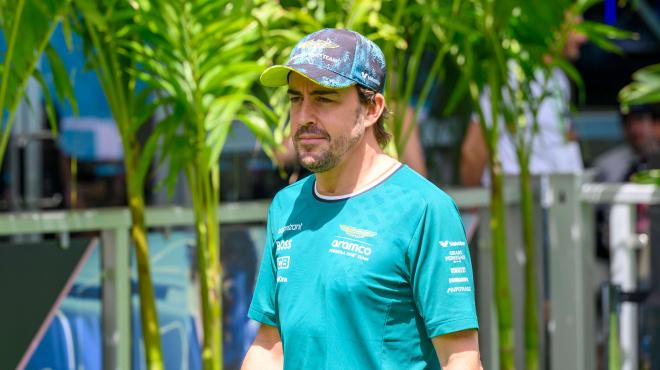 Fernando Alonso en Miami (Fuente: Cordon Press)