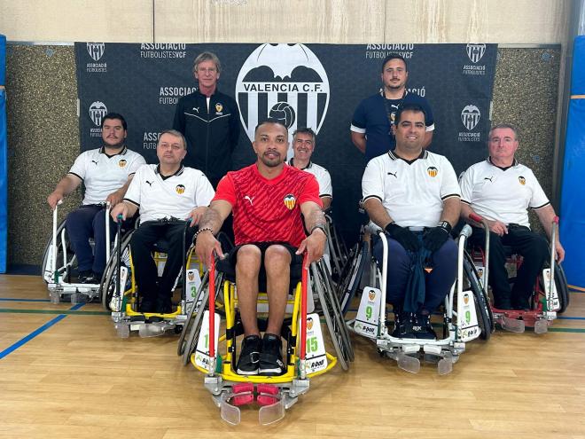 El equipo de fútbol en silla de ruedas del Valencia CF