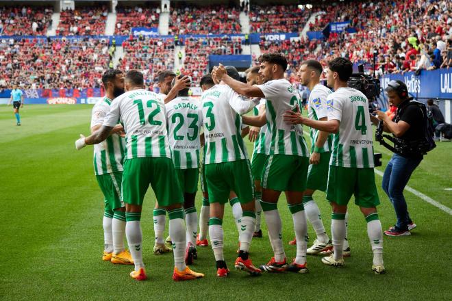 La celebración del gol de Fornals a Osasuna (Foto: Cordonpress)