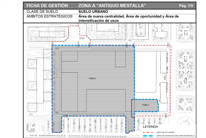 Fichas urbanísticas del Nou Mestalla entregadas a todos los grupos