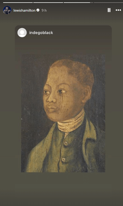 John Ystumllyn, primer jardinero negro en el siglo XVIII (@lewishamilton)