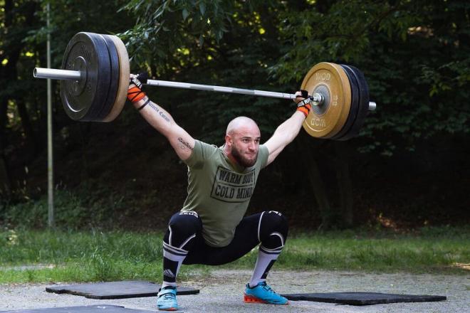 Pielieshenko, durante uno de sus entrenamientos (Foto: @oleksandr_pielieshenko_).