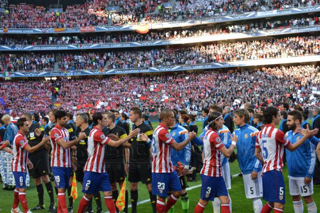 Prolegómenos del Real Madrid - Atlético de Madrid de la final de 2014 (Foto: Cordon Press)
