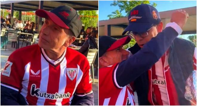 Aficionado del Athletic emocionado.