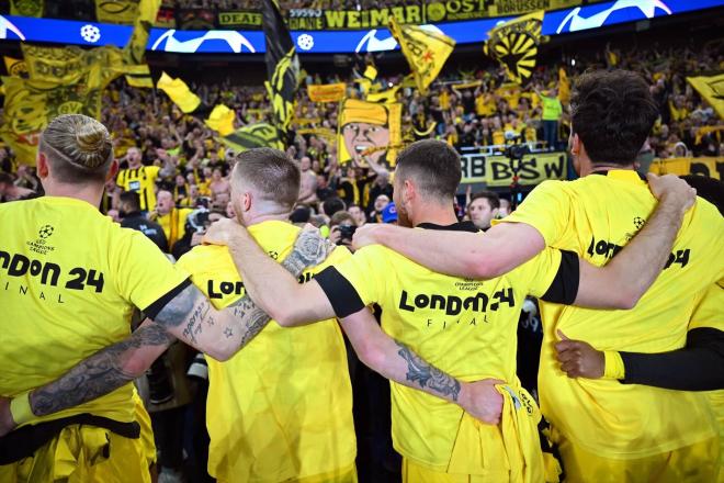 La celebración del Borussia Dortmund de la clasificación a la final (Foto: Europa Press)