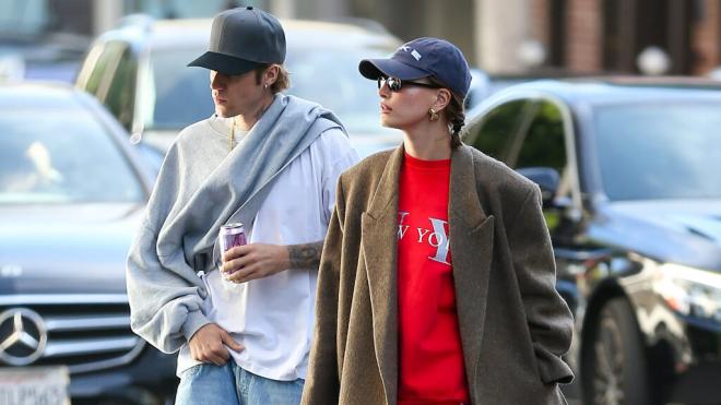 Justin Bieber y su pareja, la modelo Hailey (Foto: Cordon Press)