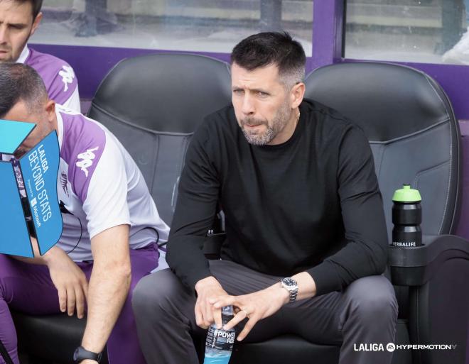 Paulo Pezzolano en el Real Valladolid - Espanyol.