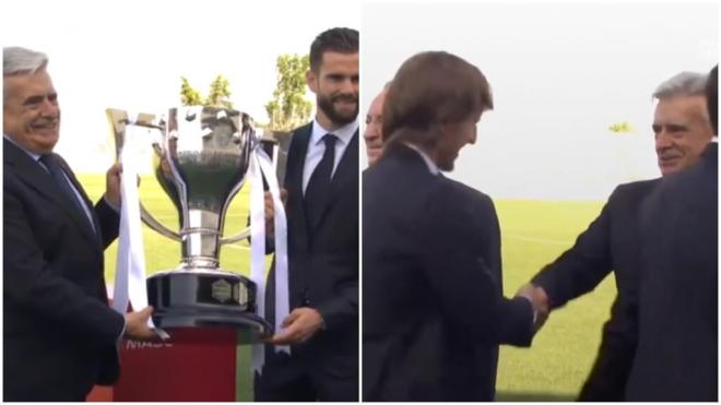 Pedro Rocha estuvo presente en la entrega del título de LALIGA EA SPORTS al Real Madrid (foto:capt