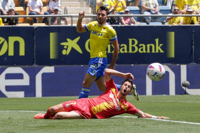 Víctor Chust, en el Cádiz - Getafe (Foto: LALIGA).