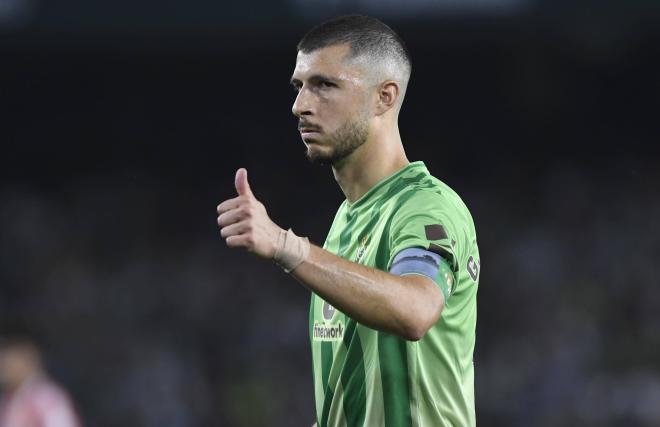 Guido Rodríguez, ante el Almería (Foto: Kiko Hurtado)