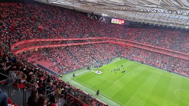 Vista de San Mamés en la fiesta de despedida de Iker Muniain (Foto: DMQ Bizkaia).