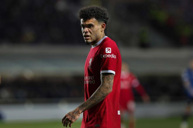 Luis Díaz, en un partido con el Liverpool (Foto: Cordon Press).