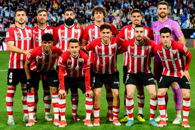 Este es el rejuvenecido once que sacaba Ernesto Valverde ante el RC Celta en Balaídos (Foto: Athletic Club).