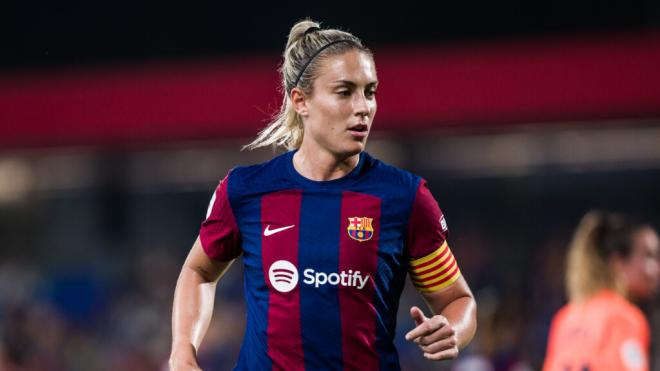 Alexia Putellas en un partido con el Barça (EuropaPress)