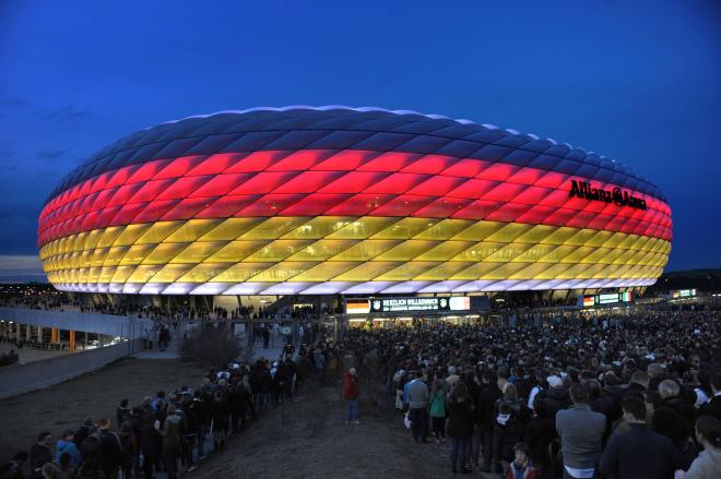 El Allianz Arena acogerá la apertura de la Eurocopa 2024 (foto: Cordon Press).