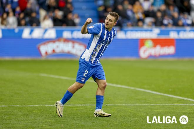 Andoni Gorosabel, con el Deportivo Alavés (Foto: LALIGA).